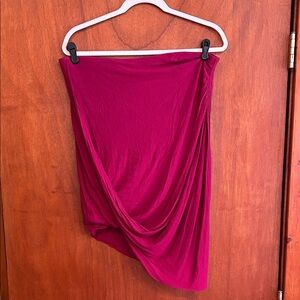 Express asymmetrical tube top size L